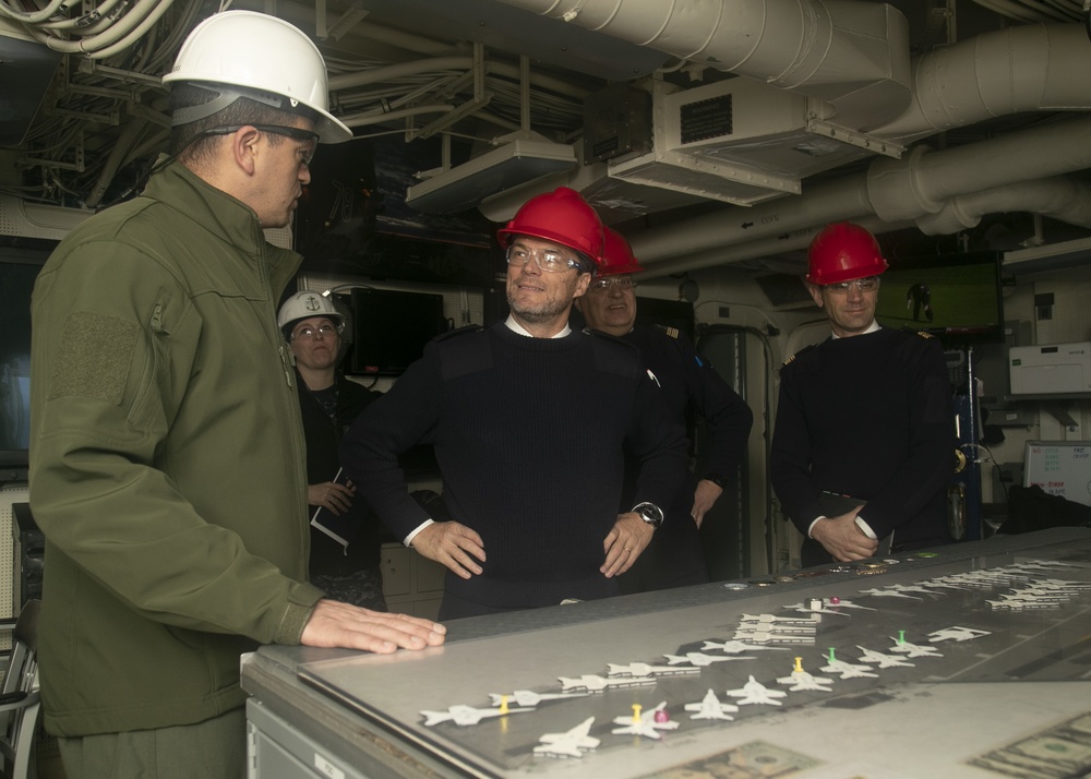 French Vice Admiral Visit