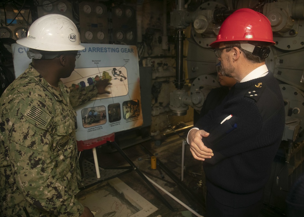 French Vice Admiral Visit