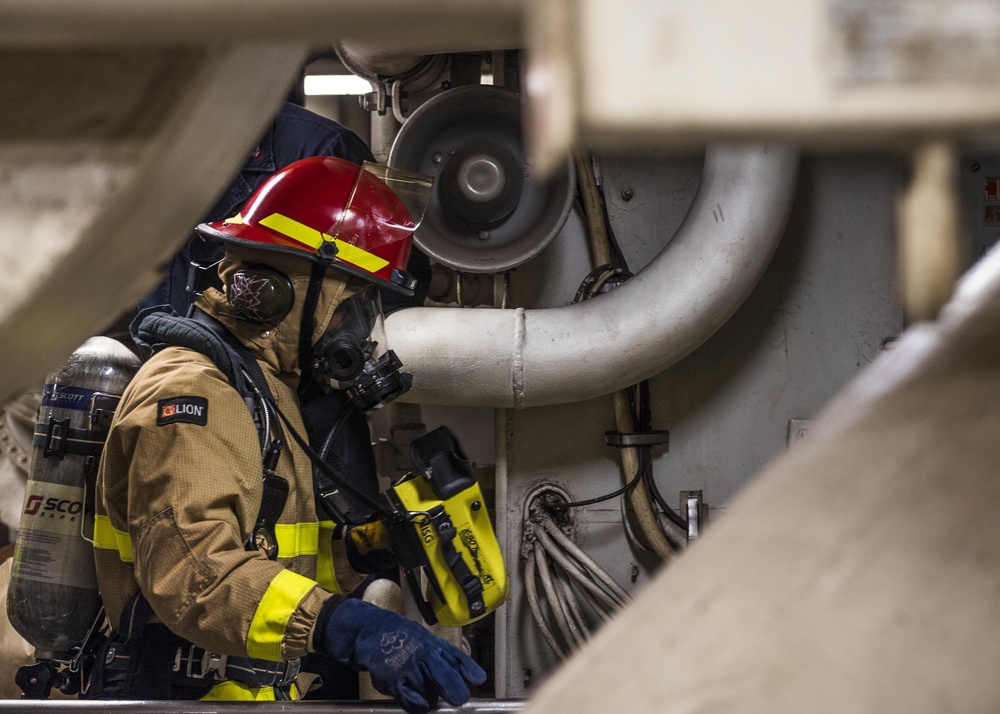 Main Space Fire Drill (MSFD) in Main Machinery Room (MMR) 2