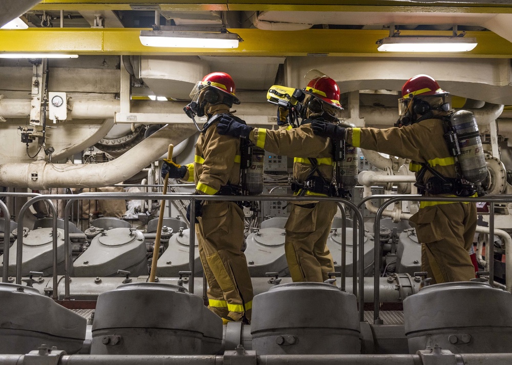 Main Space Fire Drill (MSFD) in Main Machinery Room (MMR) 2