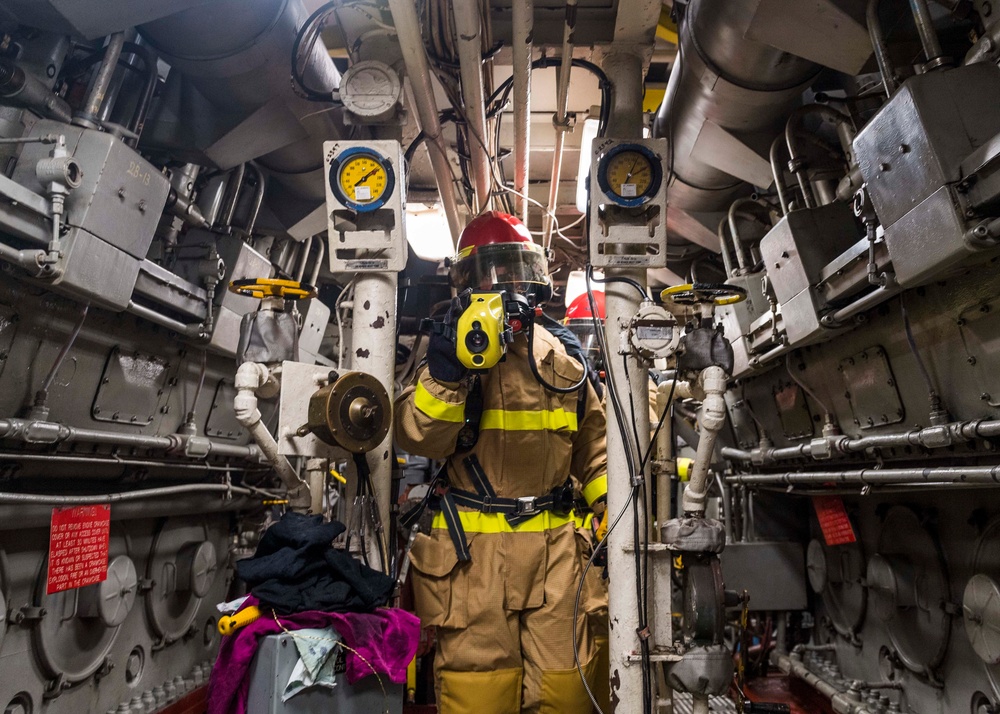 Main Space Fire Drill (MSFD) in Main Machinery Room (MMR) 2