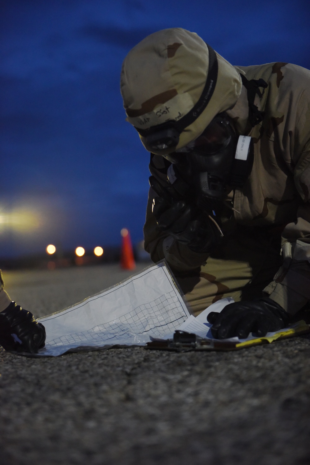 Always ready! Idaho Air Guard trains from the early morning, through the night.