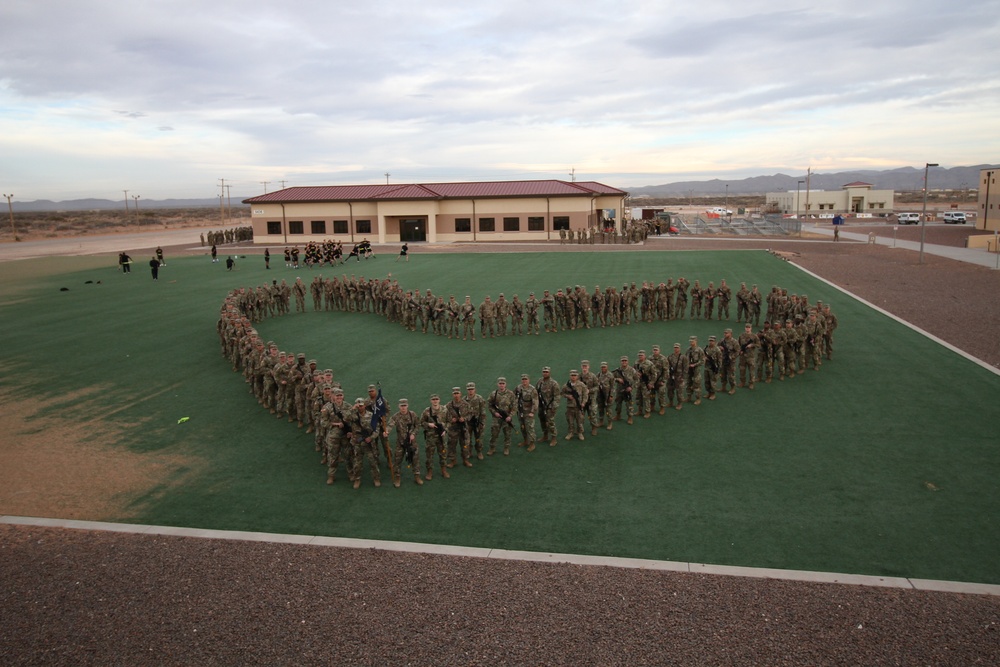 Happy Valentine's Day from Bravo 2-113th Infantry Battalion