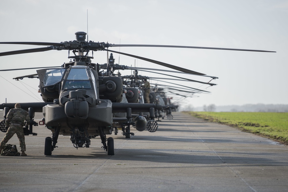 1CAB 1ID Helicopters leave Belgium for Atlantic Resolve