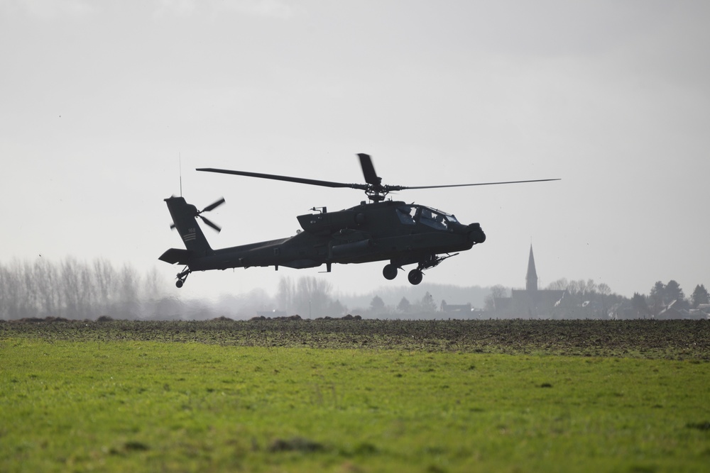 1CAB 1ID Helicopters leave Belgium for Atlantic Resolve