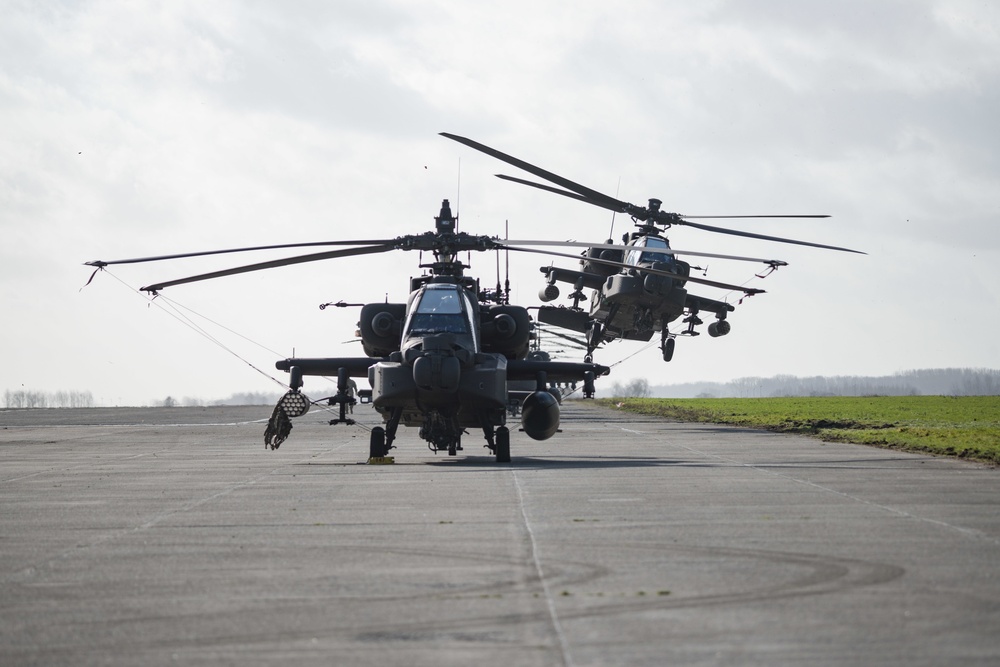 1CAB 1ID Helicopters leave Belgium for Atlantic Resolve