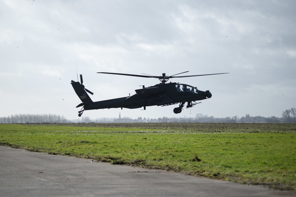 1CAB 1ID Helicopters leave Belgium for Atlantic Resolve