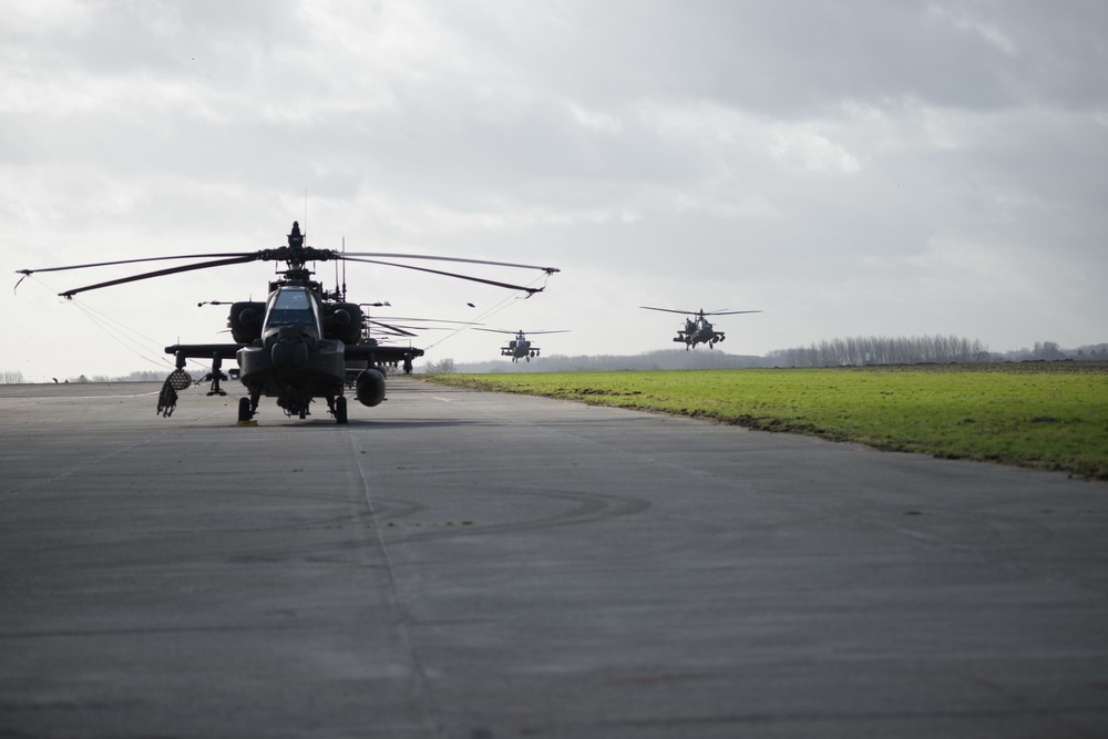 1CAB 1ID Helicopters leave Belgium for Atlantic Resolve