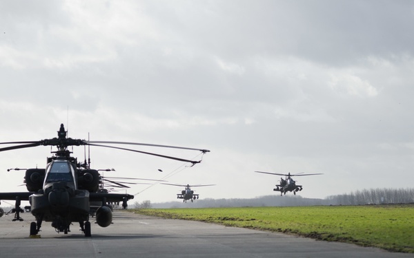 1CAB 1ID Helicopters leave Belgium for Atlantic Resolve