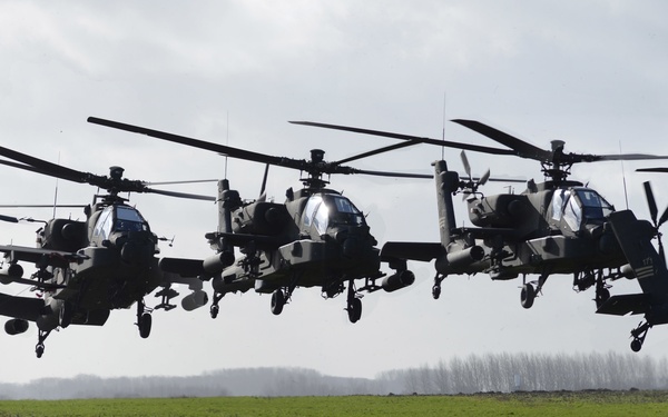 1CAB 1ID Helicopters leave Belgium for Atlantic Resolve