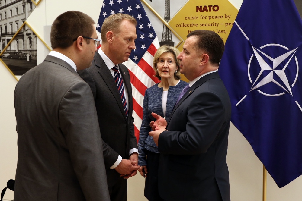 U.S. Acting Secretary of Defense Shanahan Meets with Ukraine’s Defense Minister