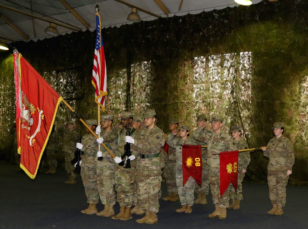 49th Transportation Battalion change of command ceremony