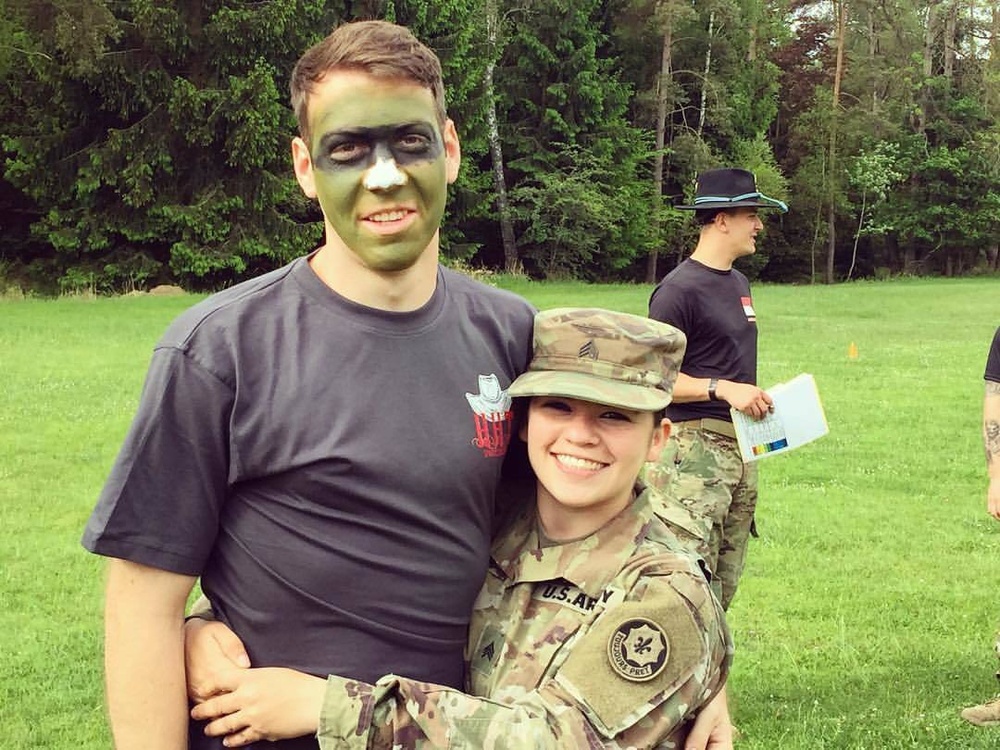 A military love story: Staff Sgt. Vanessa and Charles Wise
