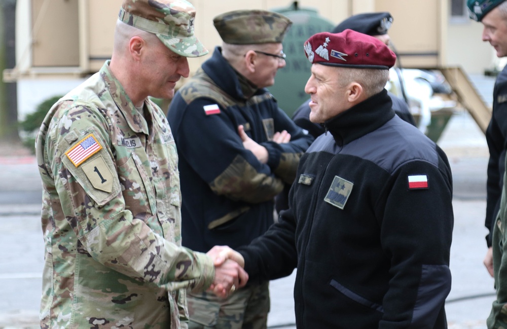Polish Deputy Chief of the General Staff visits the Mission Command Element