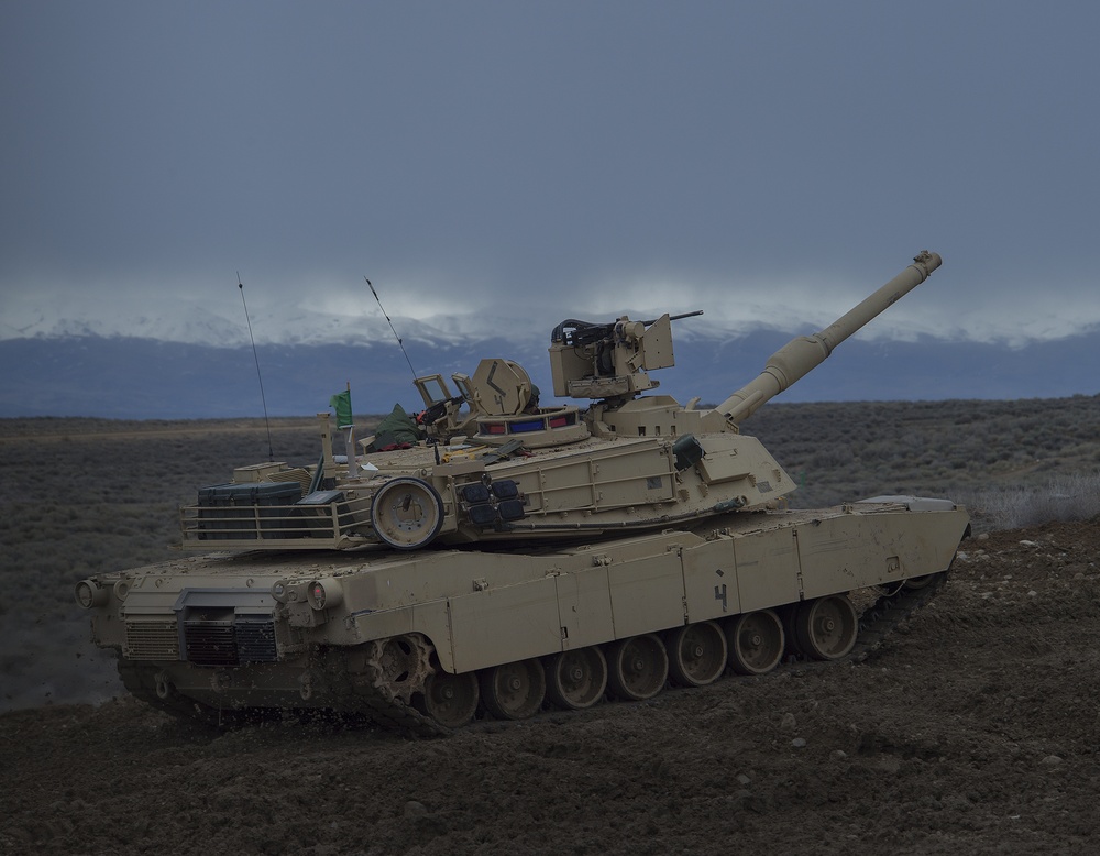 Abrams Tank Live Fire Exercise