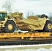 Engineer unit loads railcars for 2019 Operation Resolute Castle deployment at Fort McCoy