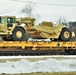 Engineer unit loads railcars for 2019 Operation Resolute Castle deployment at Fort McCoy