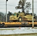 Engineer unit loads railcars for 2019 Operation Resolute Castle deployment at Fort McCoy