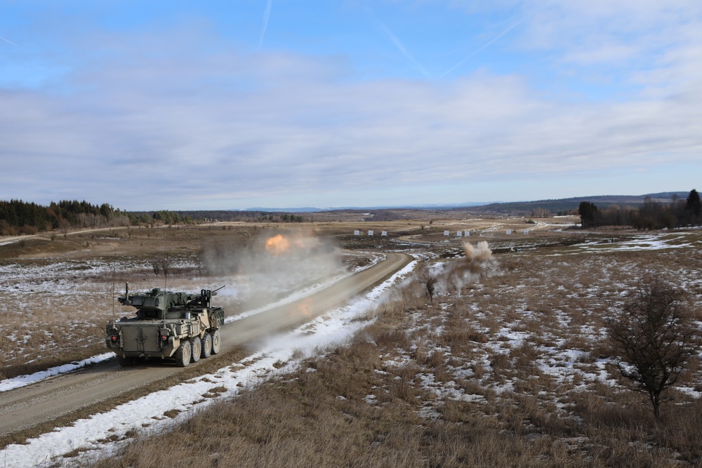 4/2CR fires canister rounds during gunnery