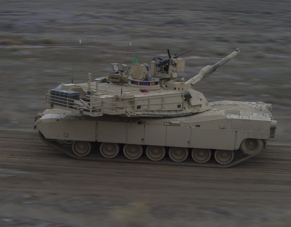 Abrams Tanks Live Fire Exercise