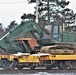 Engineer unit loads railcars for 2019 Operation Resolute Castle deployment at Fort McCoy