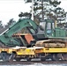 Engineer unit loads railcars for 2019 Operation Resolute Castle deployment at Fort McCoy