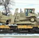 Engineer unit loads railcars for 2019 Operation Resolute Castle deployment at Fort McCoy