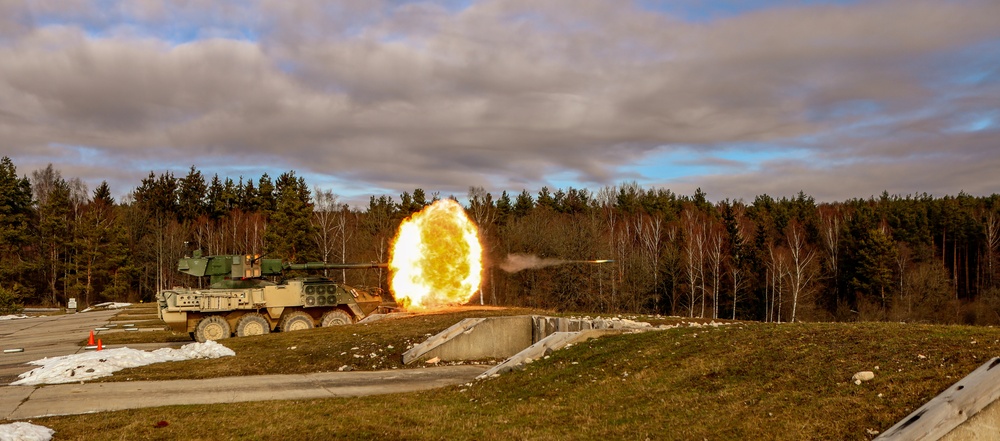 4/2CR mobile gun system firing