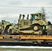 Engineer unit loads railcars for 2019 Operation Resolute Castle deployment at Fort McCoy