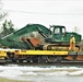 Engineer unit loads railcars for 2019 Operation Resolute Castle deployment at Fort McCoy