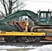 Engineer unit loads railcars for 2019 Operation Resolute Castle deployment at Fort McCoy