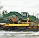 Engineer unit loads railcars for 2019 Operation Resolute Castle deployment at Fort McCoy