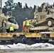 Engineer unit loads railcars for 2019 Operation Resolute Castle deployment at Fort McCoy