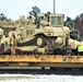 Engineer unit loads railcars for 2019 Operation Resolute Castle deployment at Fort McCoy