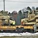 Engineer unit loads railcars for 2019 Operation Resolute Castle deployment at Fort McCoy