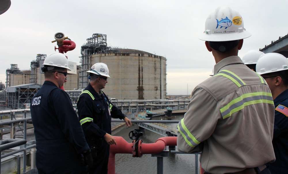 Coast Guard inspects Cameron LNG Facility in preparation for first LNG export