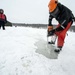 Divers Participate in Ice Diving Training