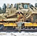 Engineer unit loads railcars for 2019 Operation Resolute Castle deployment at Fort McCoy