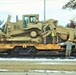 Engineer unit loads railcars for 2019 Operation Resolute Castle deployment at Fort McCoy