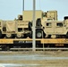 Engineer unit loads railcars for 2019 Operation Resolute Castle deployment at Fort McCoy