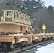 Engineer unit loads railcars for 2019 Operation Resolute Castle deployment at Fort McCoy