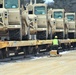 Engineer unit loads railcars for 2019 Operation Resolute Castle deployment at Fort McCoy