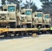 Engineer unit loads railcars for 2019 Operation Resolute Castle deployment at Fort McCoy