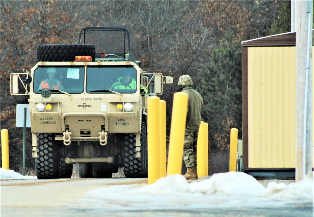 Engineer unit loads railcars for 2019 Operation Resolute Castle deployment at Fort McCoy