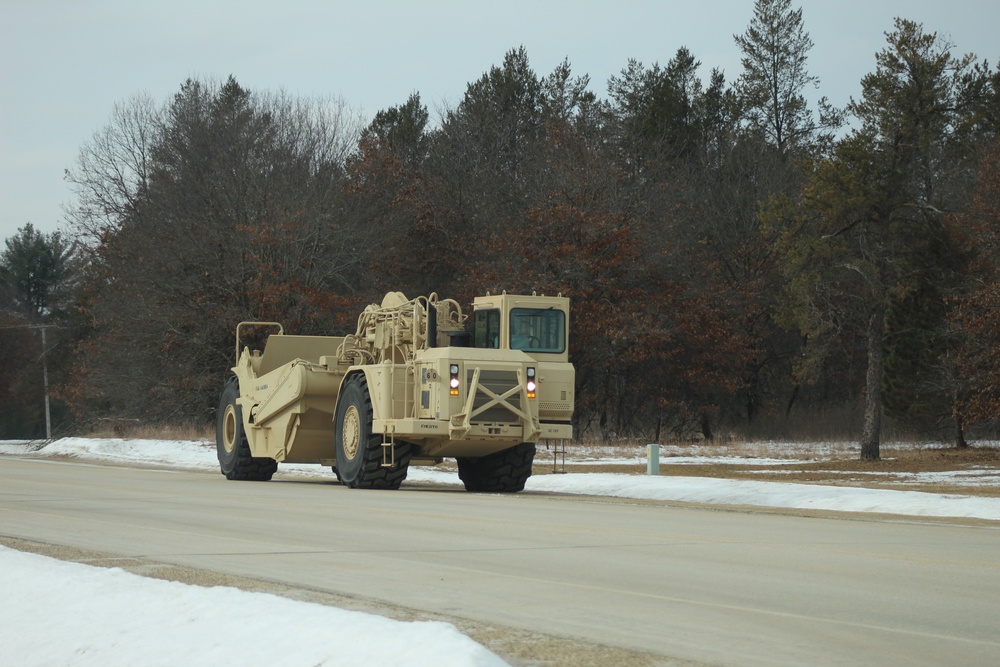 Engineer unit loads railcars for 2019 Operation Resolute Castle deployment at Fort McCoy