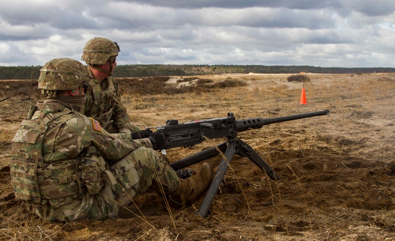 Soldiers conduct live-fire training