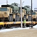 Engineer unit loads railcars for 2019 Operation Resolute Castle deployment at Fort McCoy