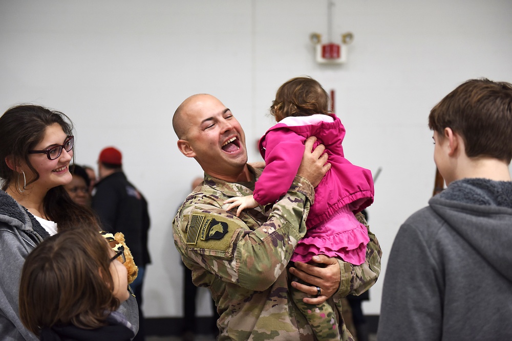 983rd Engineer Battalion Returns Home from 9 Month Deployment