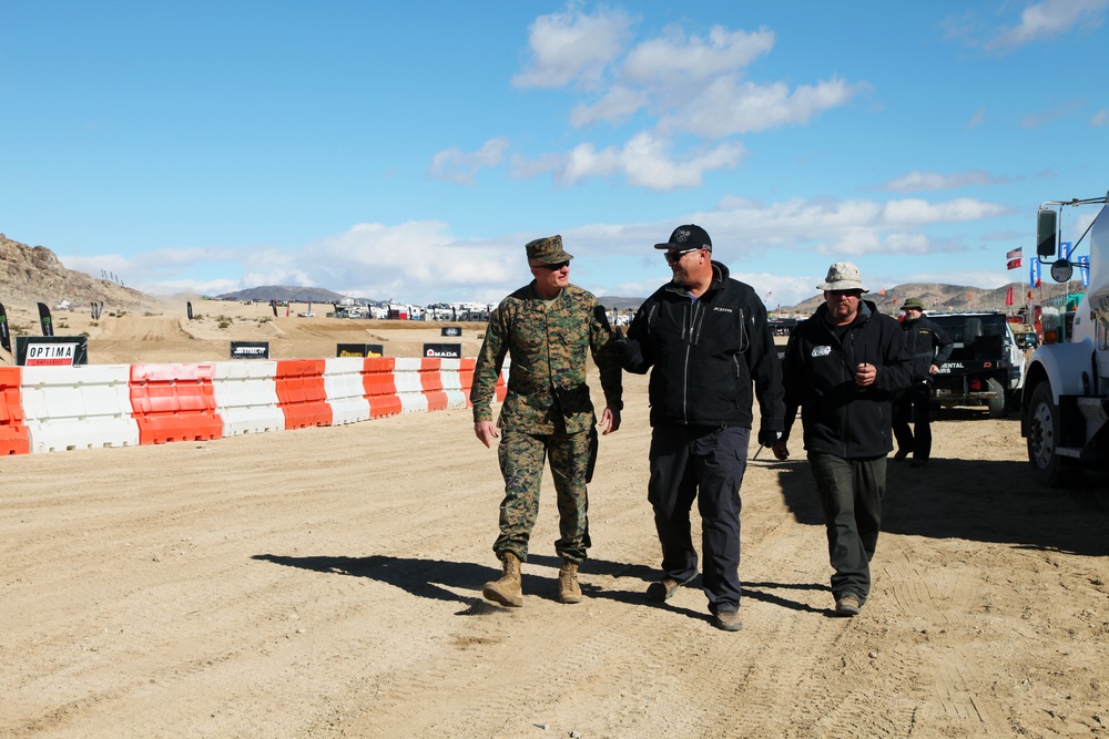 Combat Center Commanding General, staff tour King of the Hammers course