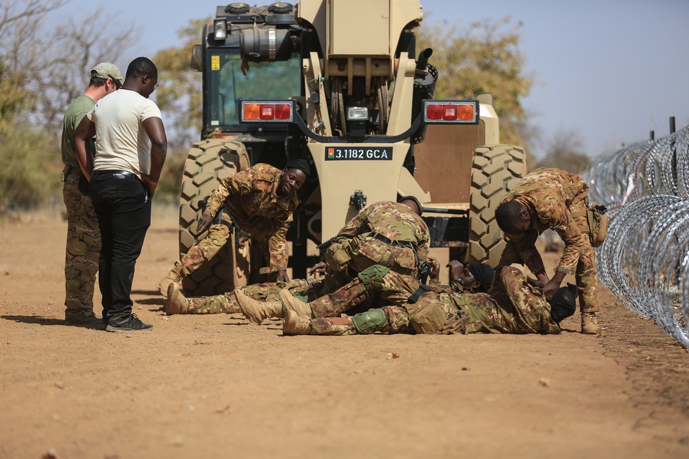 Tactical combat casualty care, Czech Special Forces, Burkina Faso